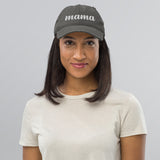 Mama Script-Style Distressed-Look Hat