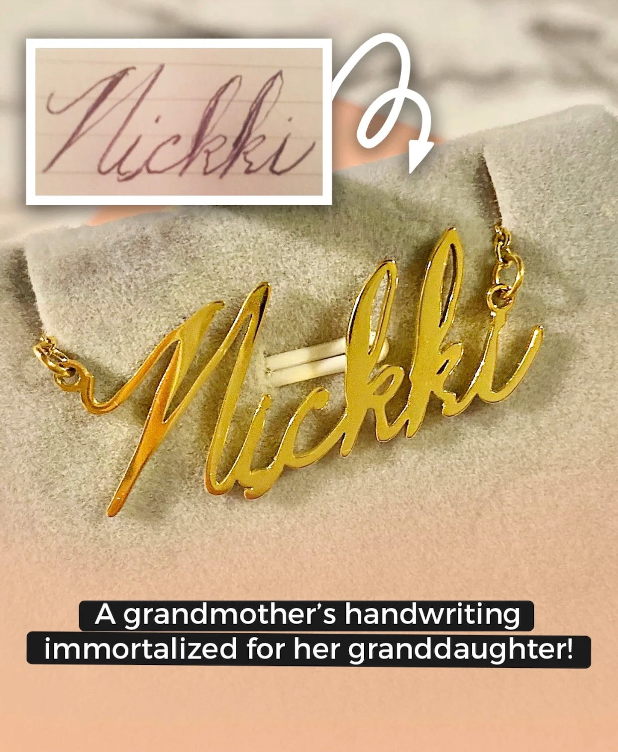 Handwriting Necklace