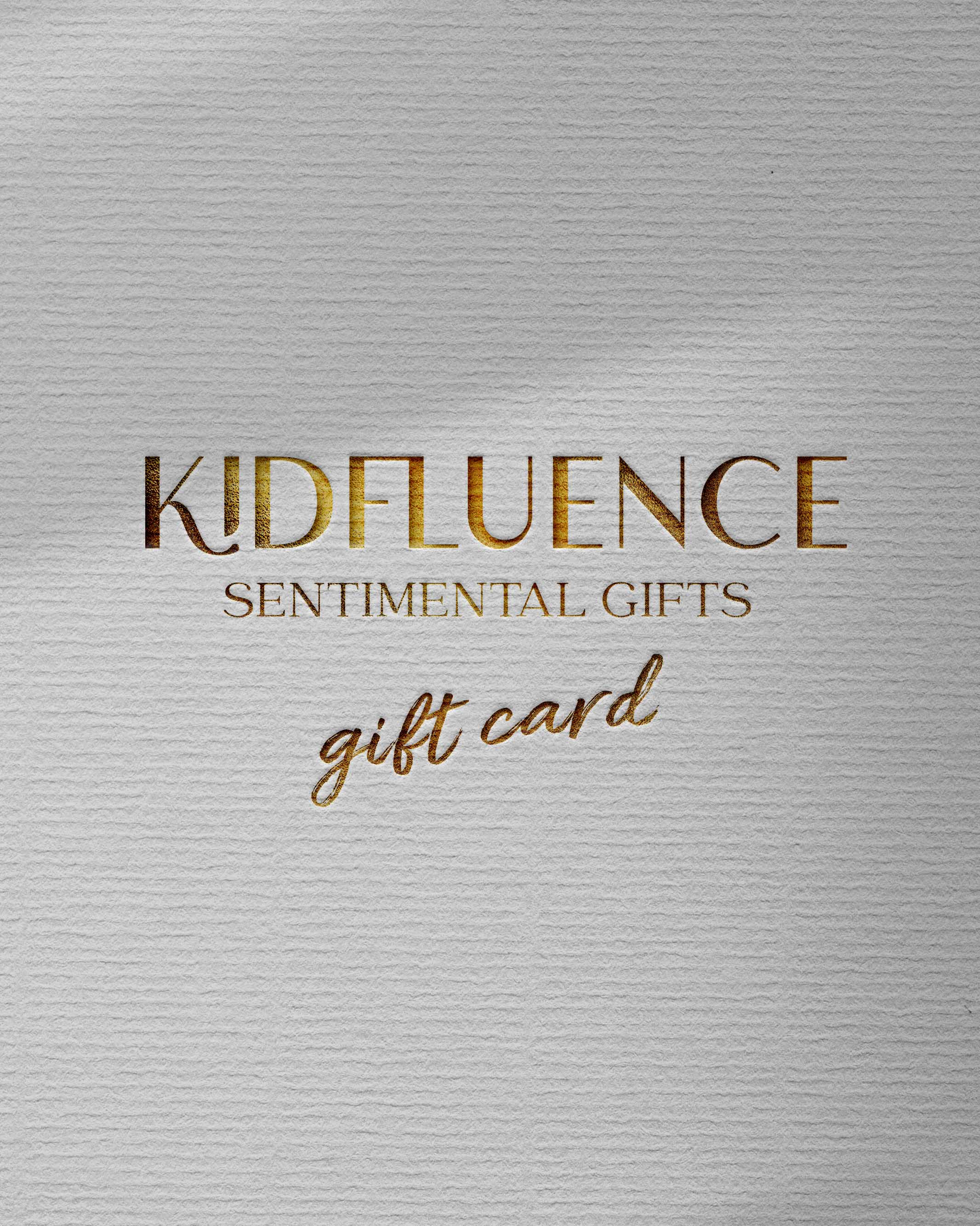 Kidfluence Gift Card