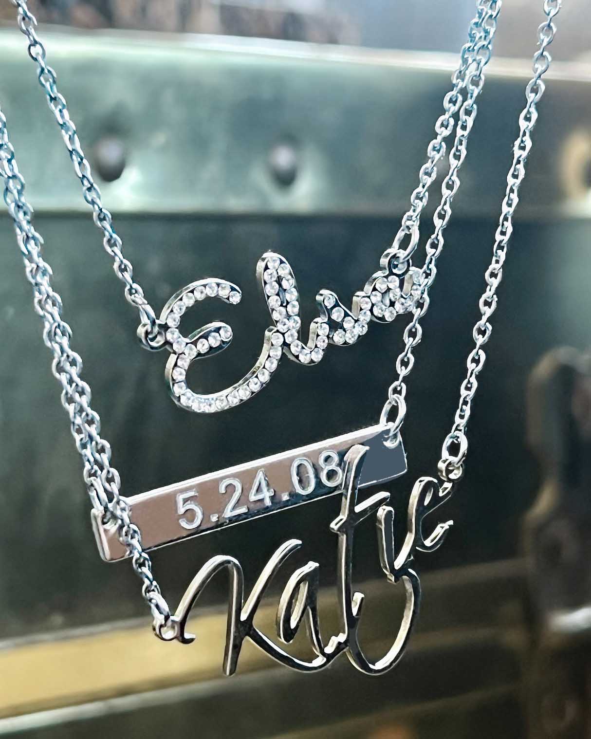 Custom Script Necklace